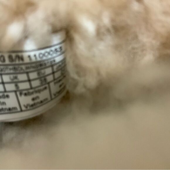 UGG Australia Women Mini Bailey Bow Sparkle Mid Boots Size 7 Pink 1100053 GUC - Picture 9 of 12